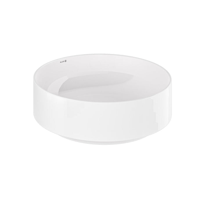 KLUDI-RESA R COUNTERTOP WASHBASIN 40x40cm Glossy White