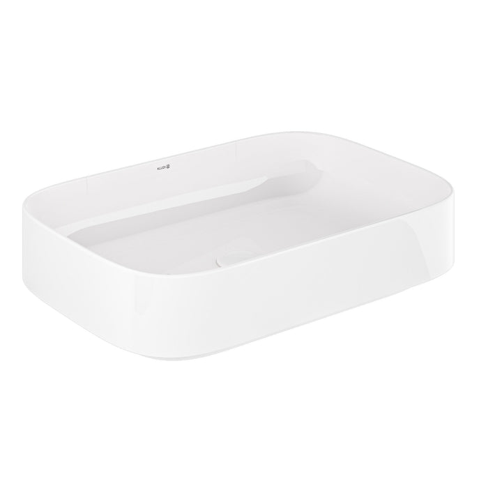 KLUDI-RESA S COUNTERTOP WASHBASIN 60x40cm Glossy White