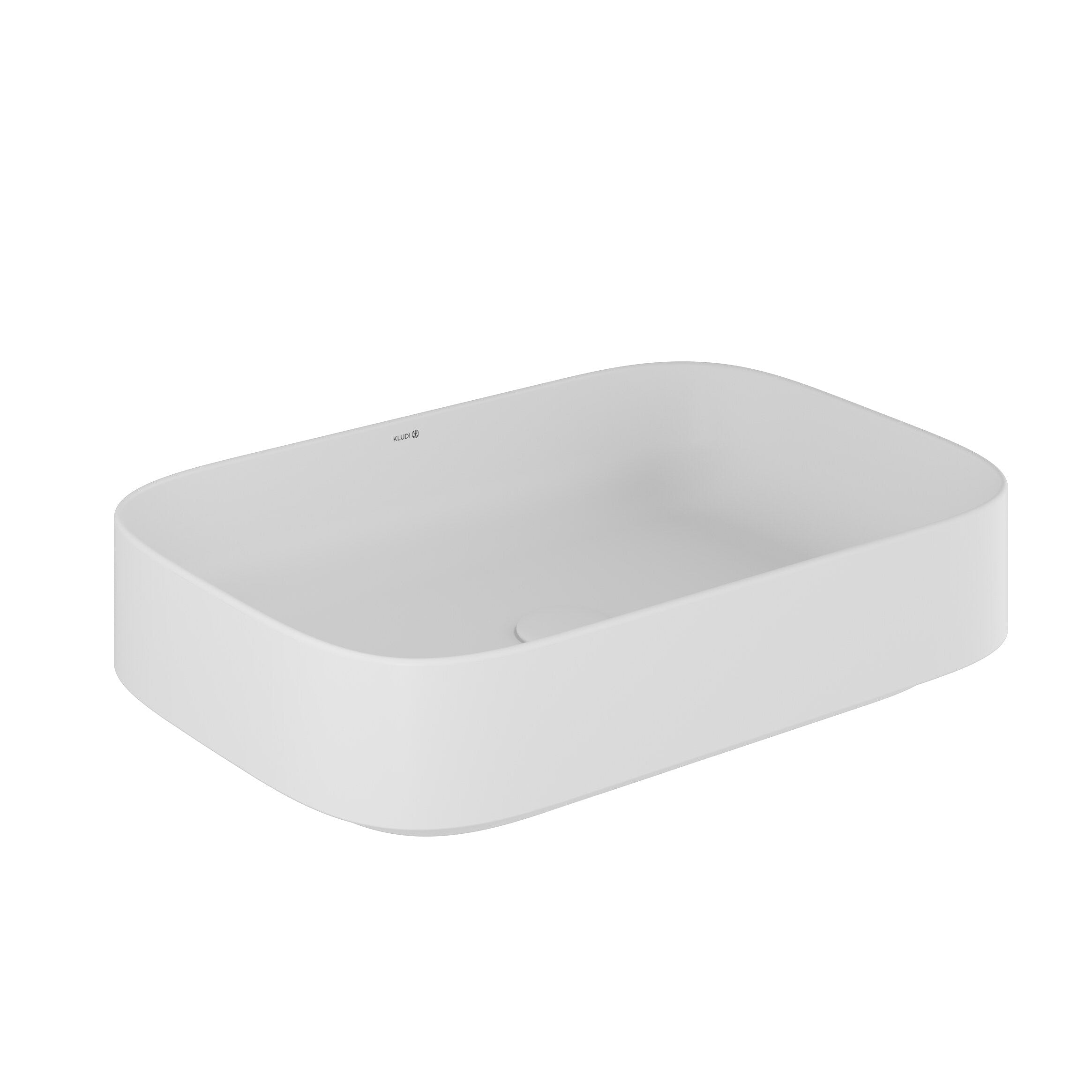 KLUDI-RESA S COUNTERTOP WASHBASIN 60x40cm Matt Black