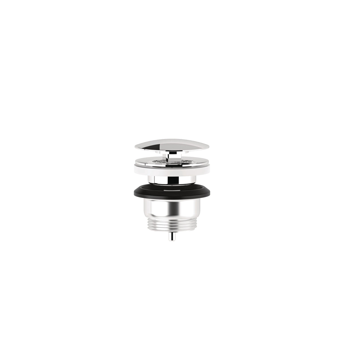 KLUDI-ROTEXA PUSH-OPEN with ceramig plug waste G 1 1/4 Chrome