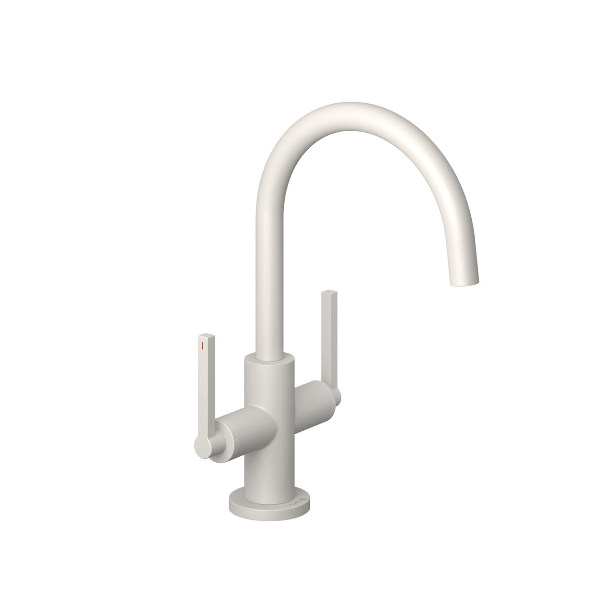 KLUDI-NOVA FONTE Puristic Basin mixer DN 15 Matt Light Dove