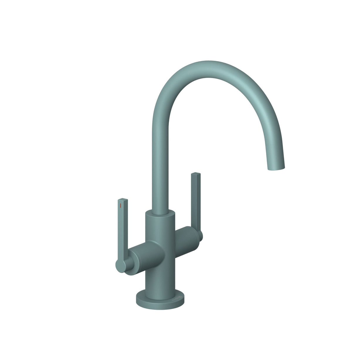 KLUDI-NOVA FONTE Puristic Basin mixer DN 15 Matt Teal Blue