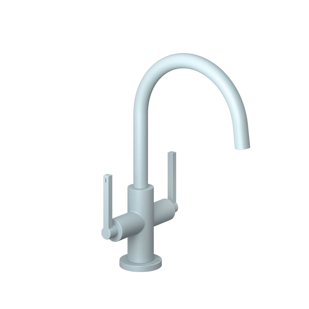KLUDI-NOVA FONTE Puristic Basin mixer DN 15 Matt Light Blue