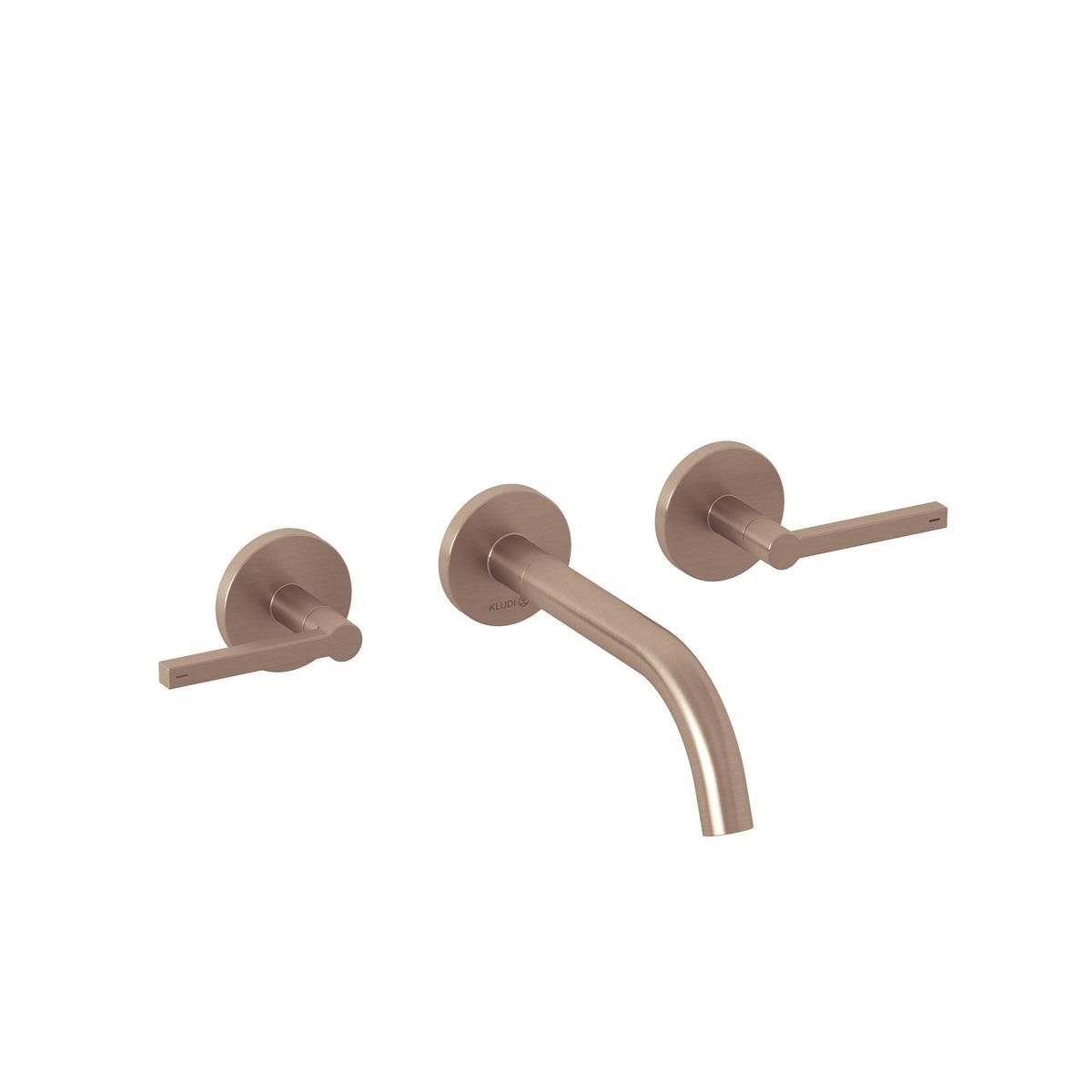KLUDI-NOVA FONTE Puristic wall mounted basin mixer DN 15 Brushed Bronze