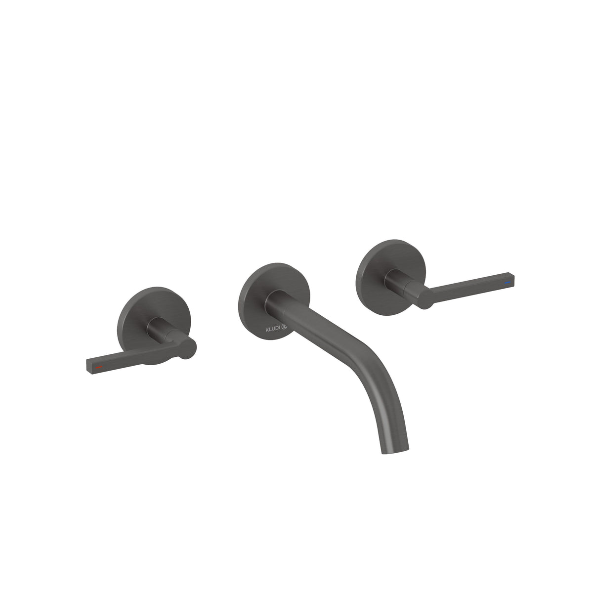 KLUDI-NOVA FONTE Puristic wall mounted basin mixer DN 15 Brushed Gunmetal