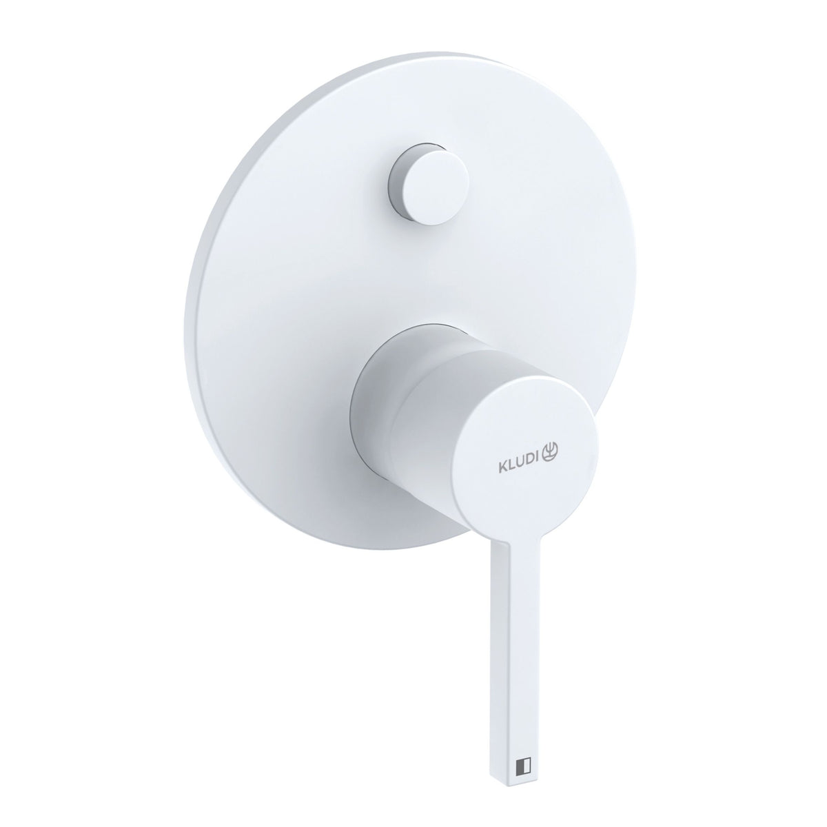 KLUDI-NOVA FONTE Puristic concealed single lever bath and shower mixer Matt White