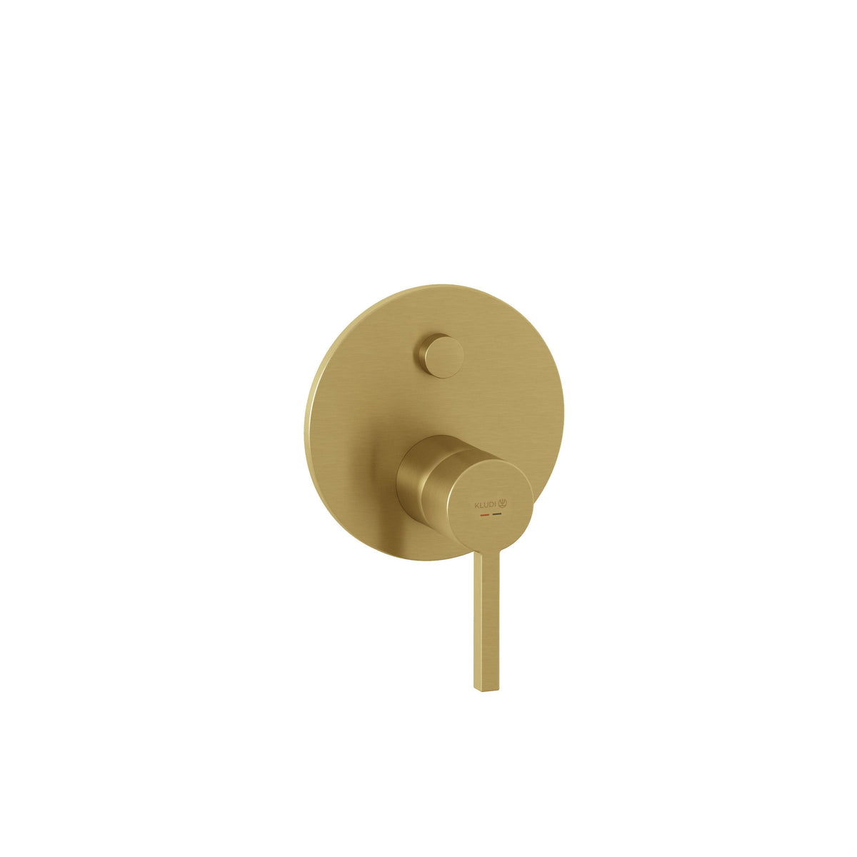 KLUDI-NOVA FONTE Puristic concealed single lever bath and shower mixer Brushed Gold