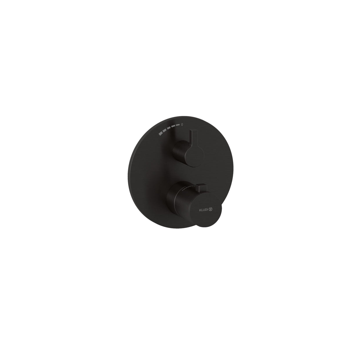 KLUDI-NOVA FONTE Puristic concealed thermostatic shower mixer Brushed Gunmetal