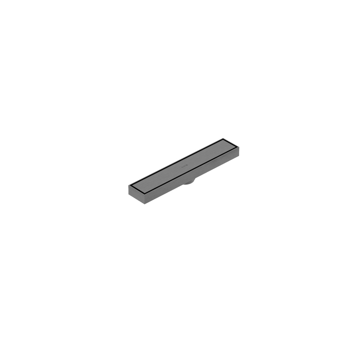 KLUDI-FLUVIA linear shower drain (tile insert dual purpose) Brushed Gunmetal