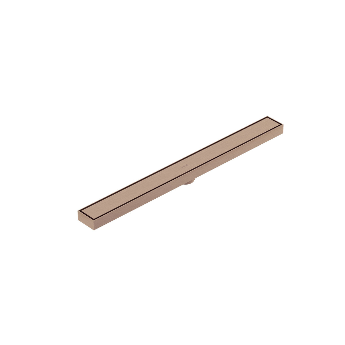 KLUDI-FLUVIA linear shower drain (tile insert dual purpose) Brushed Bronze