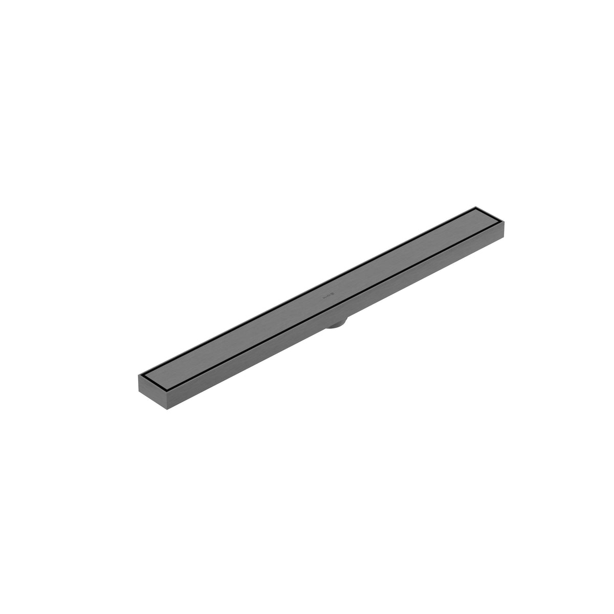 KLUDI-FLUVIA linear shower drain (tile insert dual purpose) Brushed Gunmetal