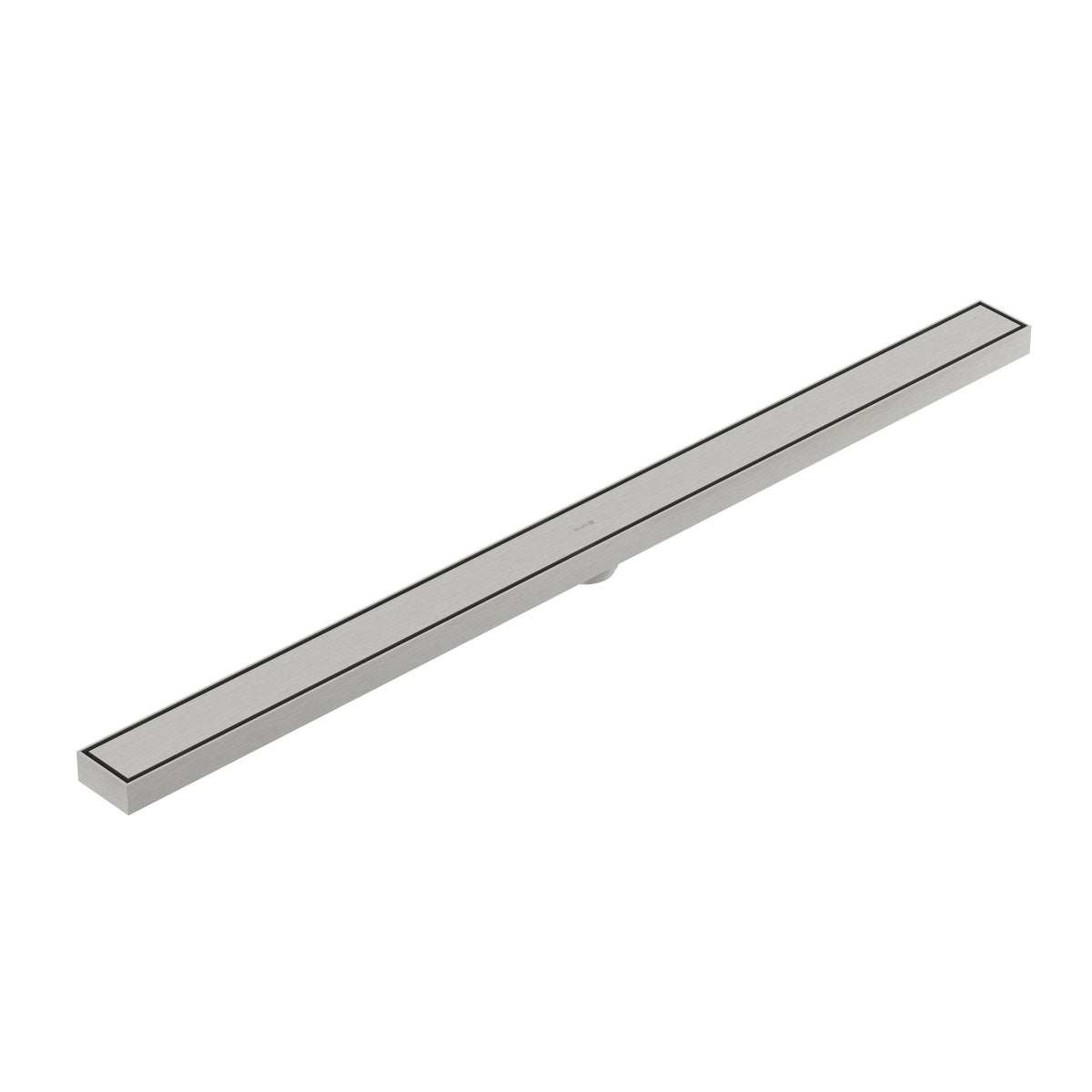 KLUDI-FLUVIA linear shower drain (tile insert dual purpose) Brushed Nickel