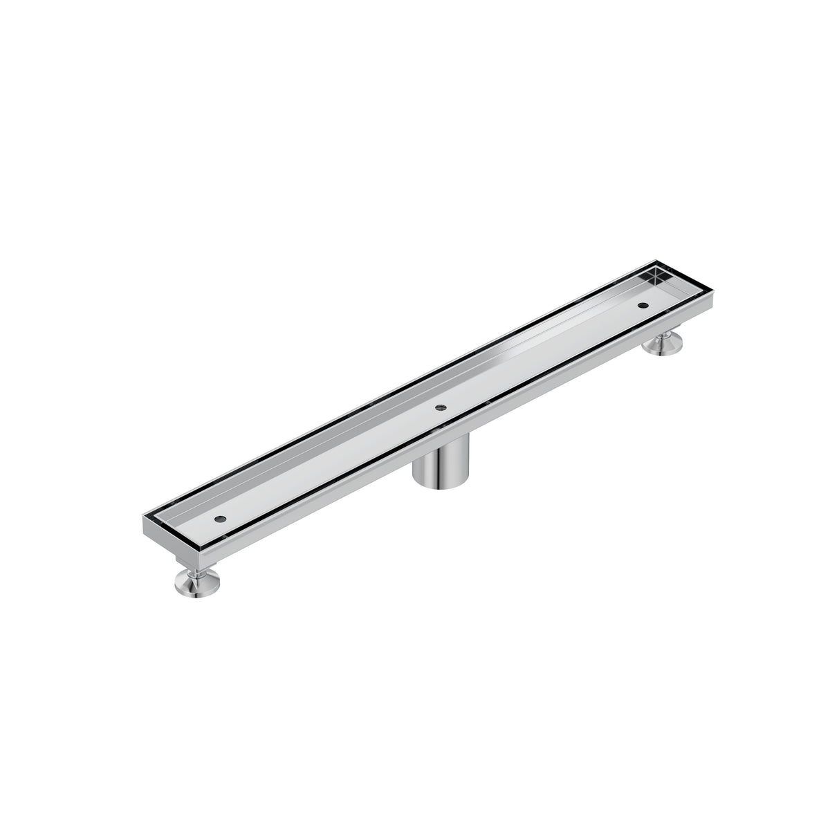 KLUDI-FLUVIA linear shower drain (tile insert) Chrome
