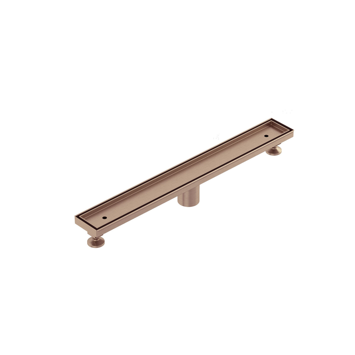 KLUDI-FLUVIA linear shower drain (tile insert) Brushed Bronze