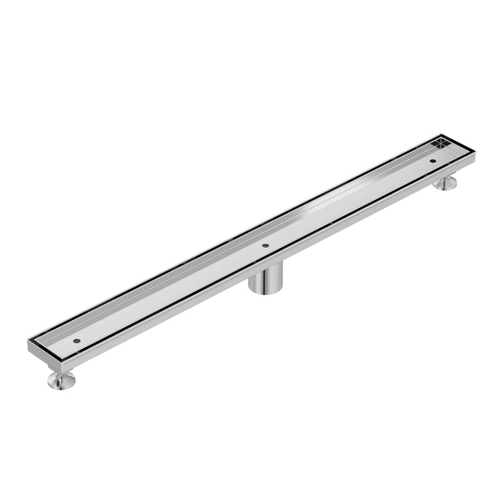 KLUDI-FLUVIA linear shower drain (tile insert) Chrome