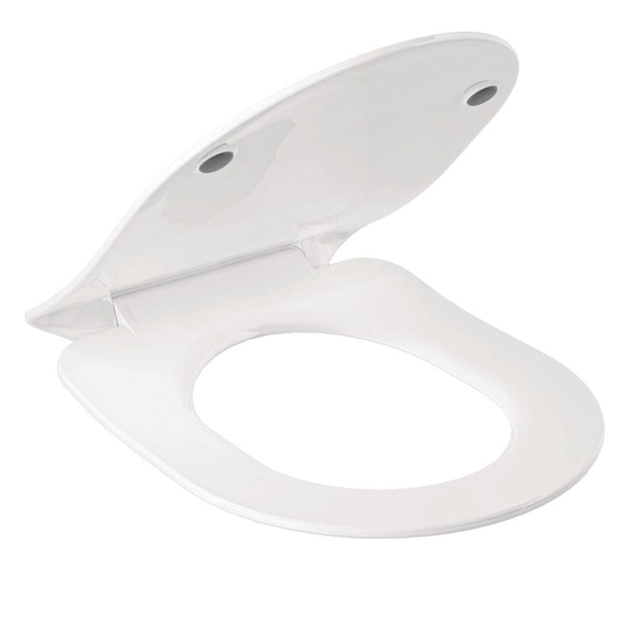 Urea soft close seat cover with quick release