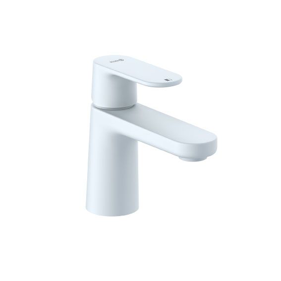 KLUDI-LOUVA single lever basin mixer 75 DN 15 Matt White