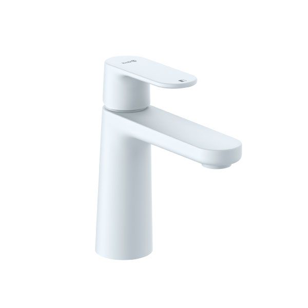 KLUDI-LOUVA single lever basin mixer 100 DN 15 Matt White