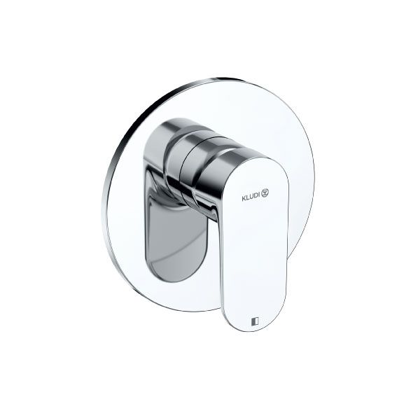 KLUDI-LOUVA concealed single lever shower mixer Chrome