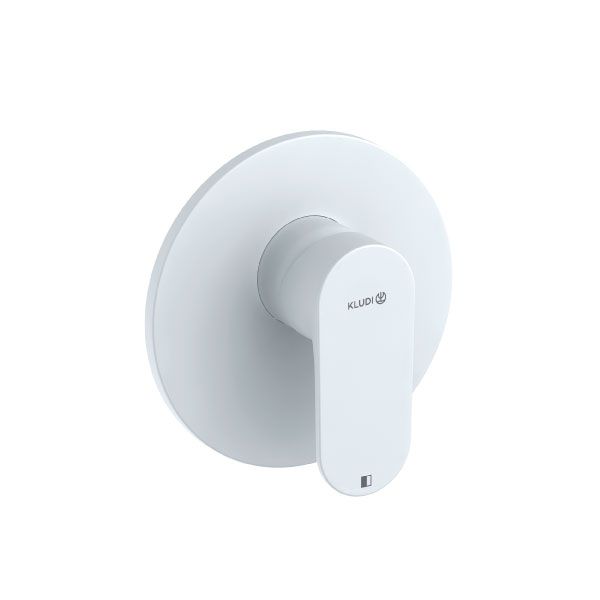 KLUDI-LOUVA concealed single lever shower mixer Matt White