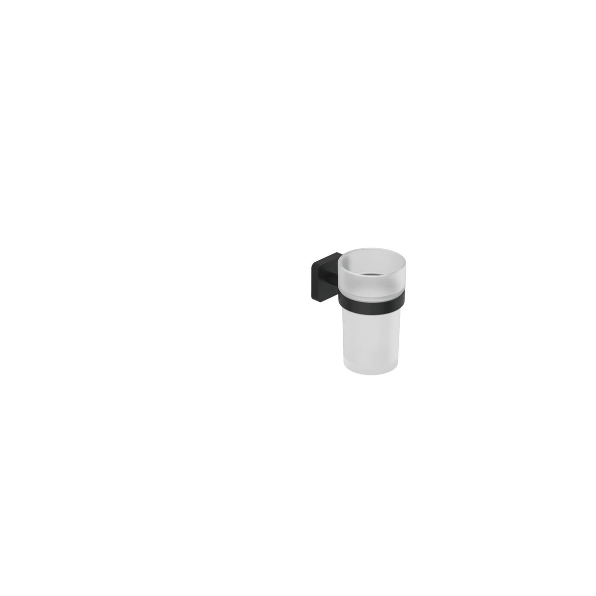 KLUDI-VELA S glass holder Matt Black