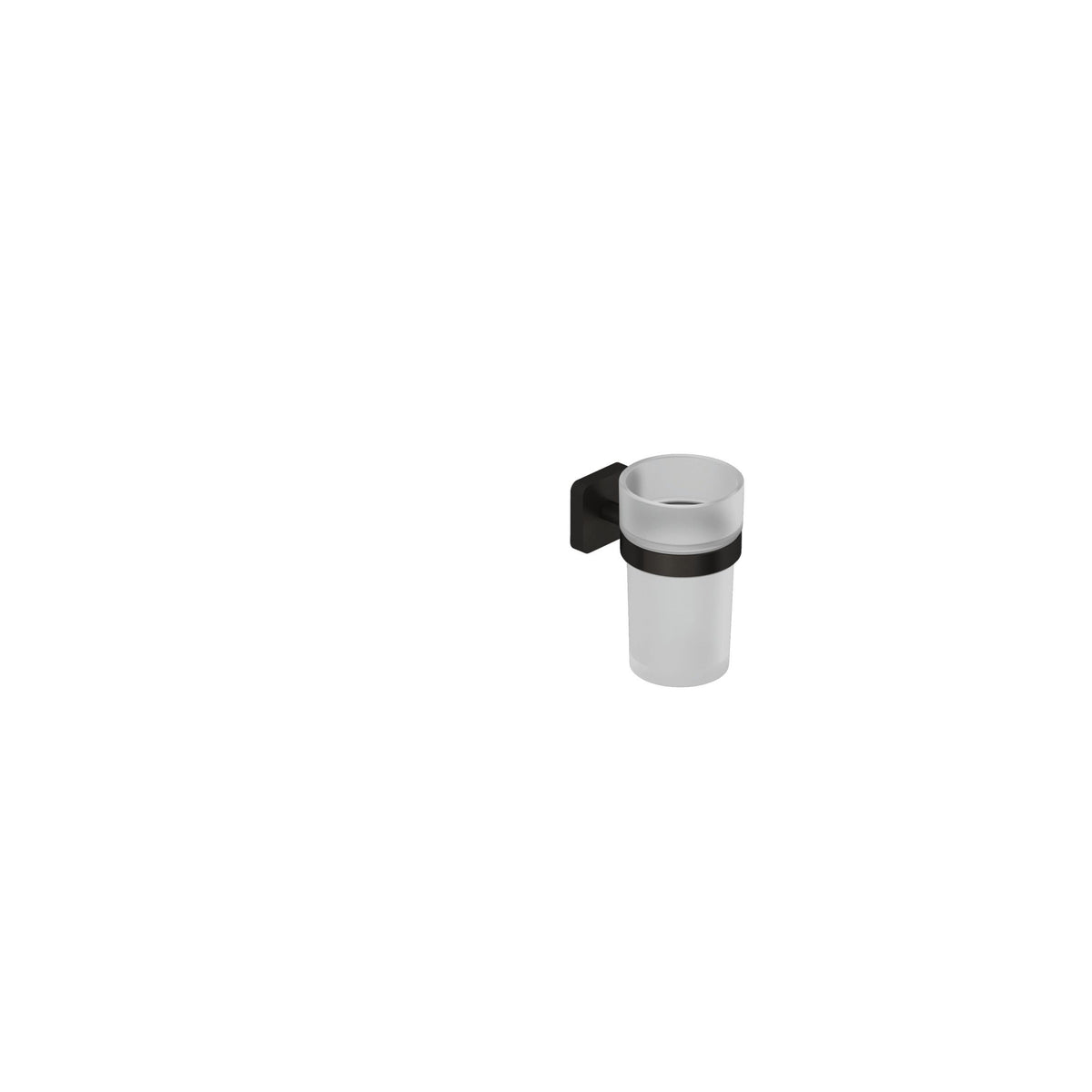 KLUDI-VELA S glass holder Brushed Gunmetal