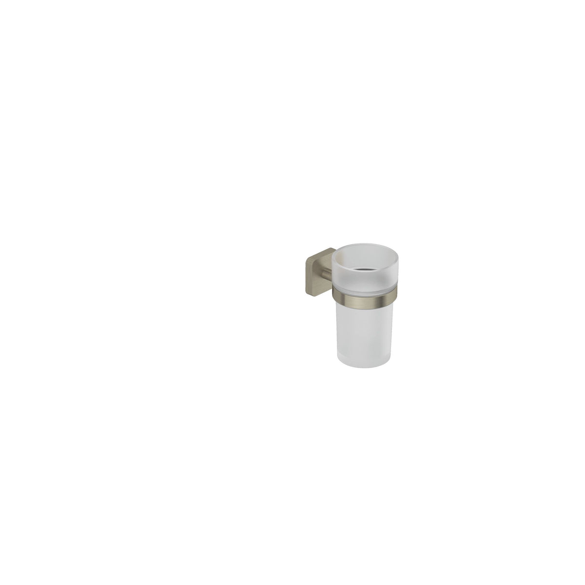 KLUDI-VELA S glass holder Brushed Nickel