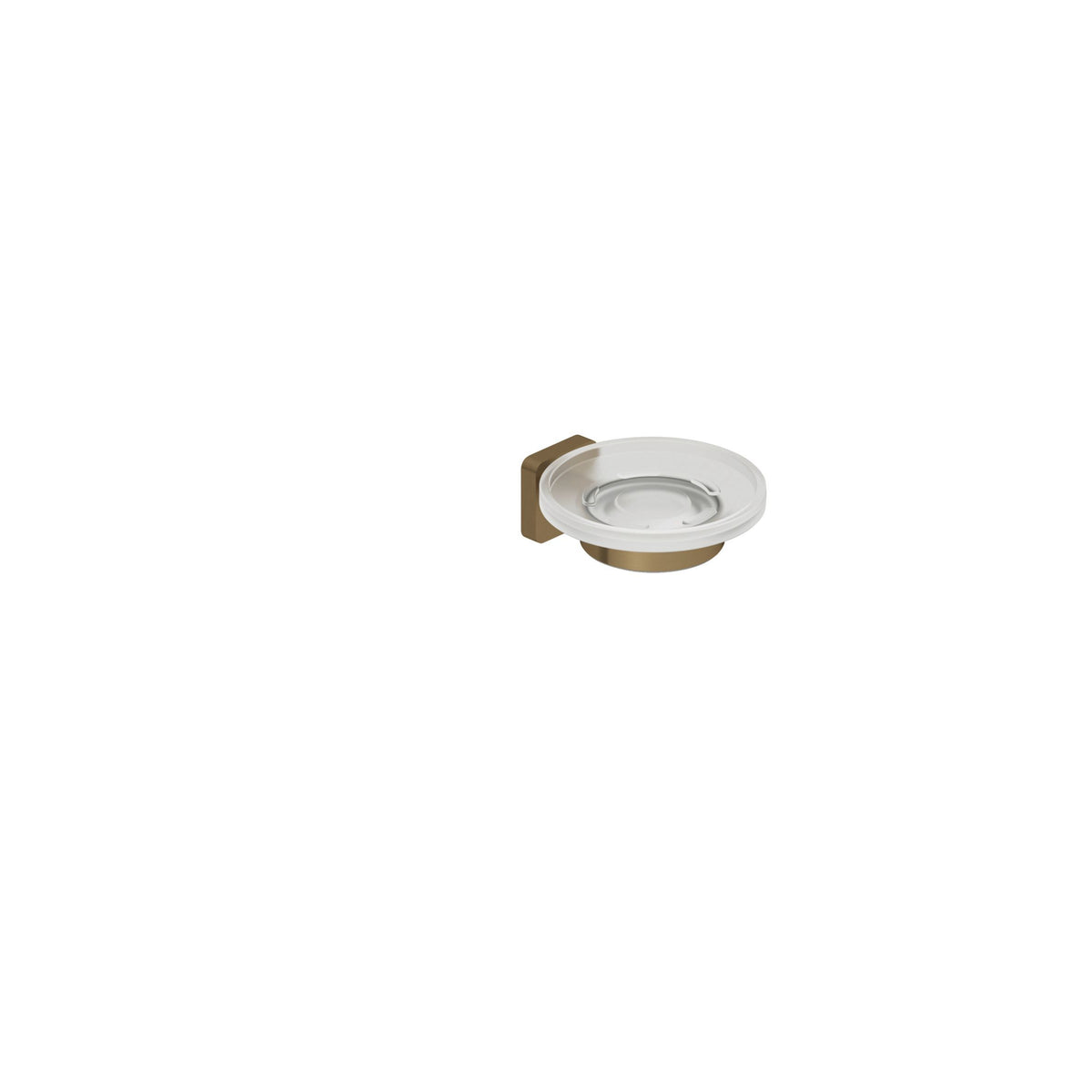 KLUDI-VELA S soap dish Brushed Bronze