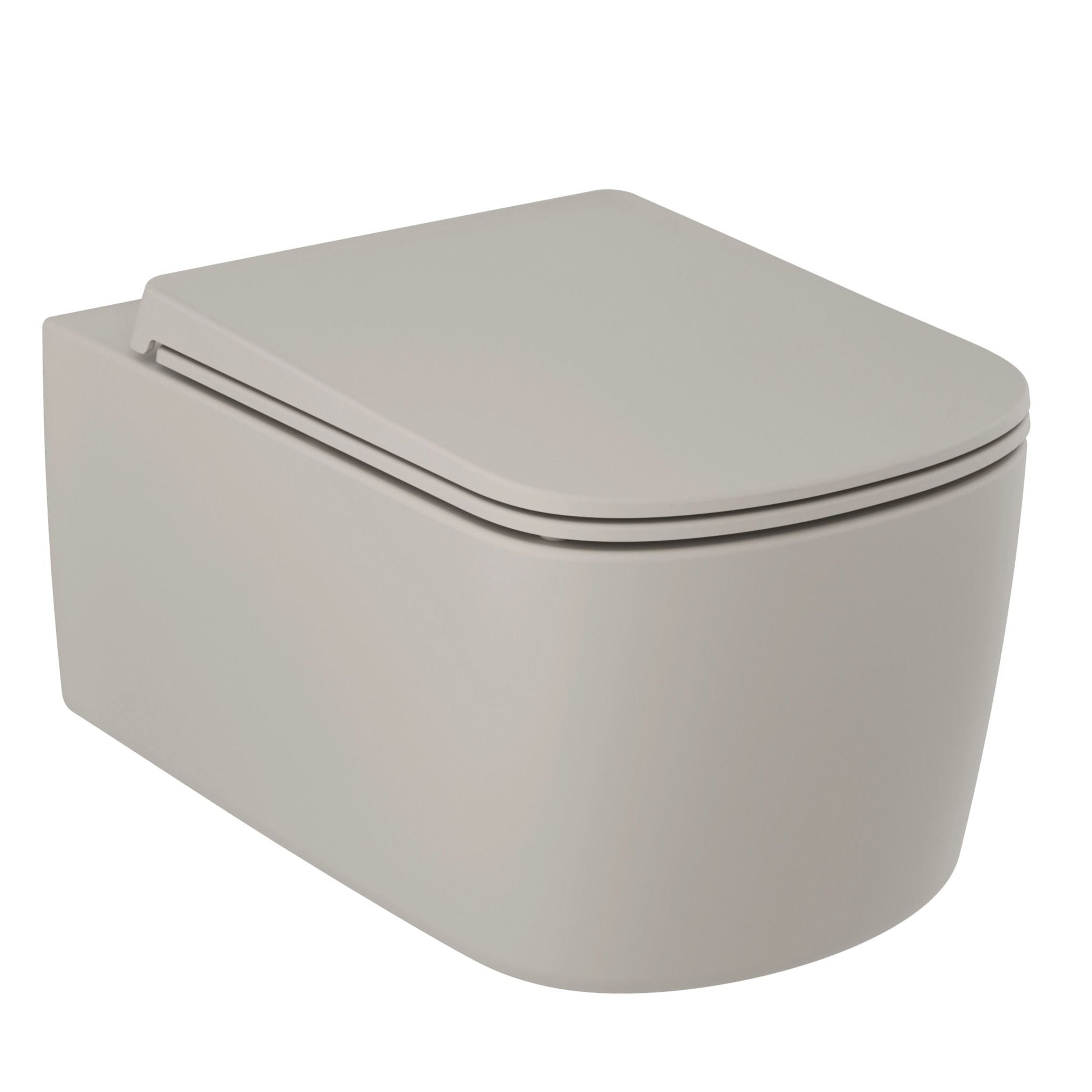 KLUDI-RESA S WALL HUNG WC WITH SPIRALFLUSH AND HIDDEN FIXATIONS Matt Black