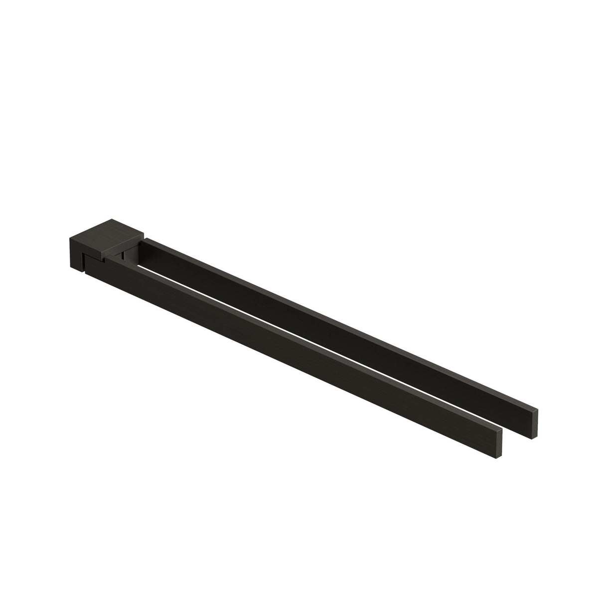 KLUDI-VELA C double towel holder Brushed Gunmetal