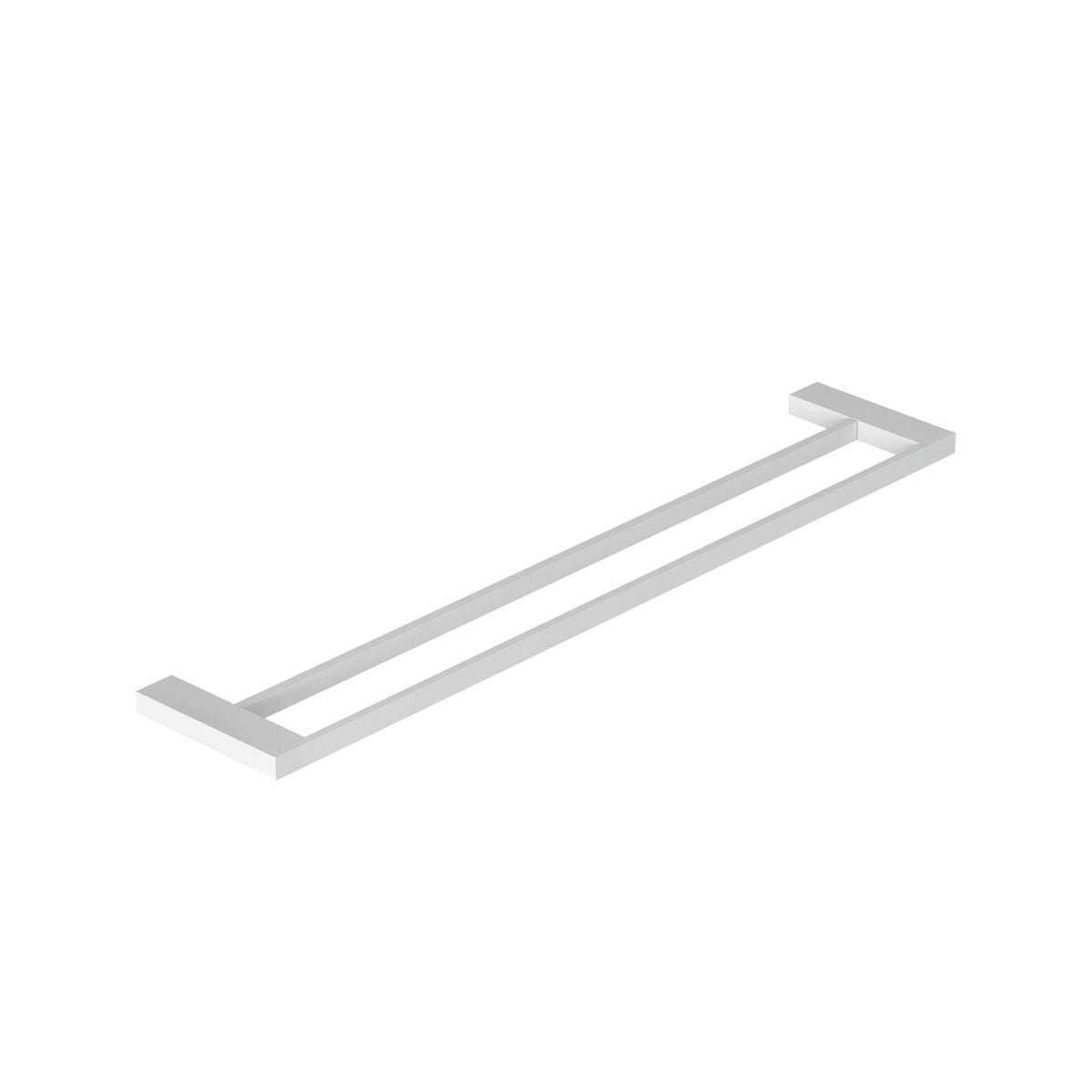 KLUDI-VELA C double towel rail Matt White