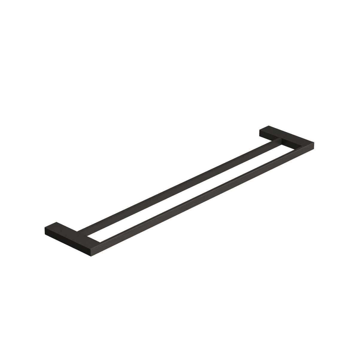 KLUDI-VELA C double towel rail Brushed Gunmetal