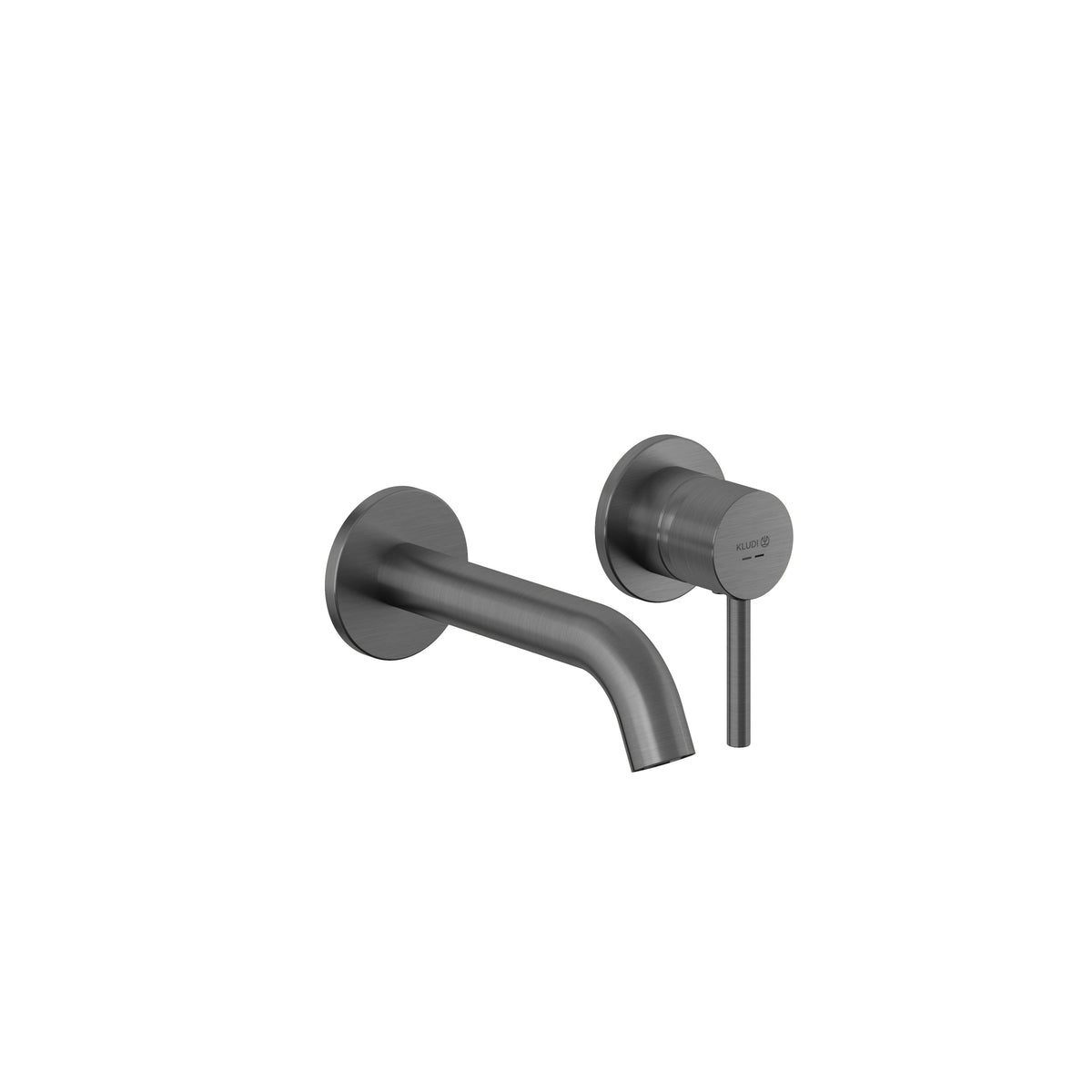 KLUDI BOZZ concealed 2-hole basin mixer, trim set Brushed Gunmetal