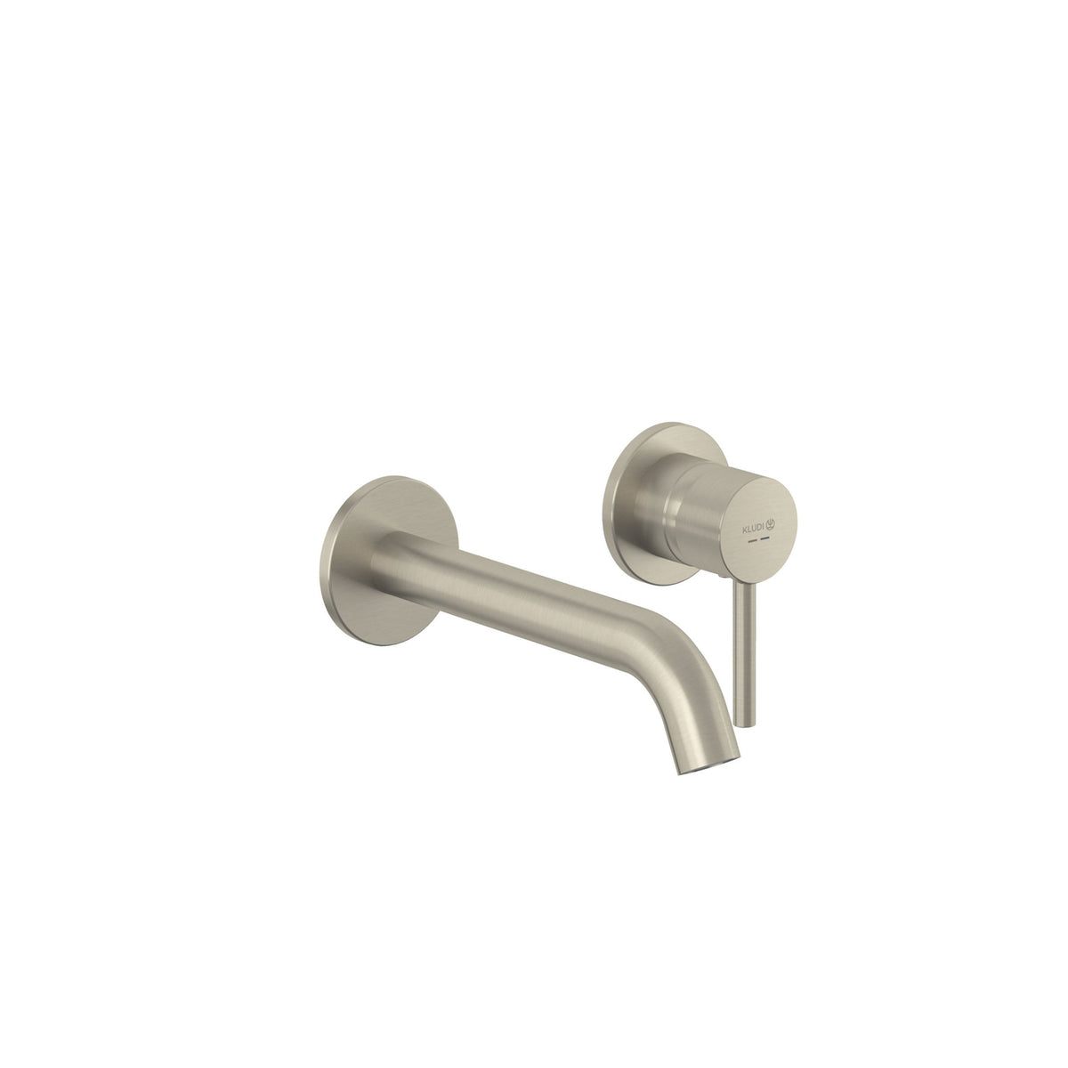 KLUDI BOZZ concealed 2-hole basin mixer, trim set Brushed Nickel