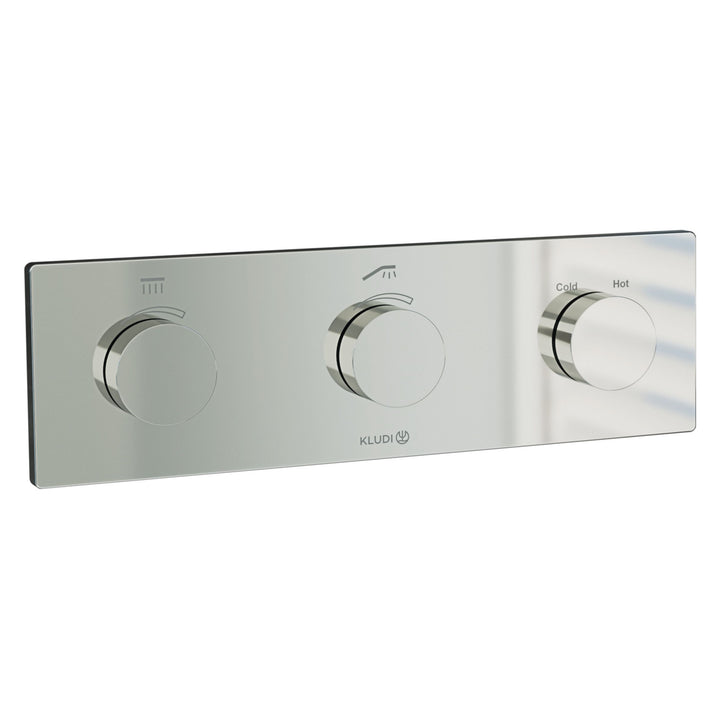 KLUDI-PUSHTRONIC electronic concealed thermostatic fitting