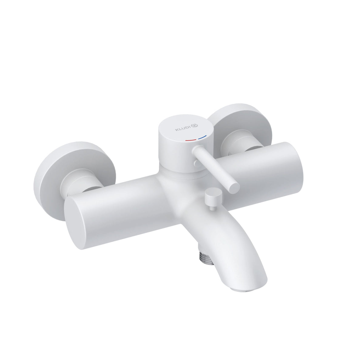 KLUDI BOZZ single lever bath and shower mixer DN 15 Matt White