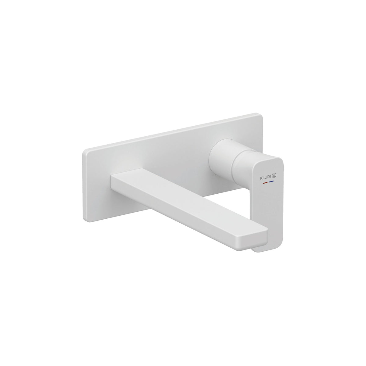 KLUDI-RENON concealed two hole wall mounted basin mixer Matt White