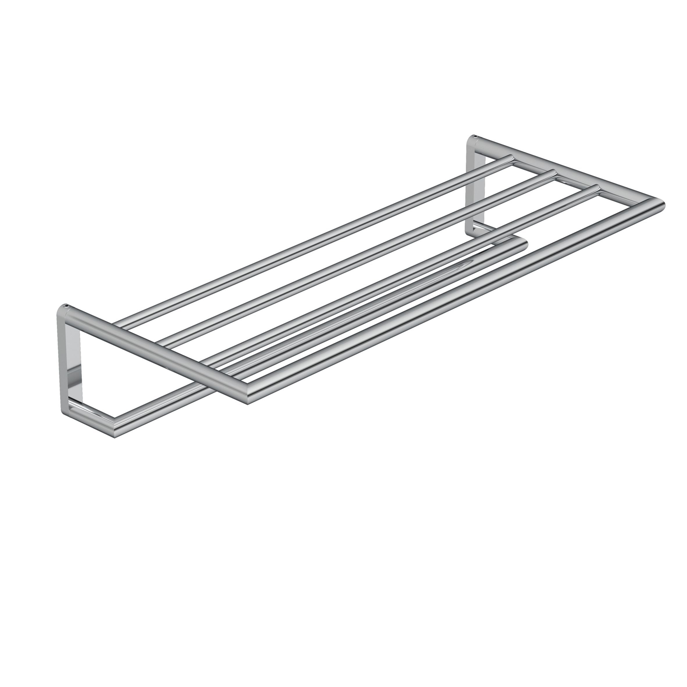 KLUDI-VELA R towel shelf with bath towel holder