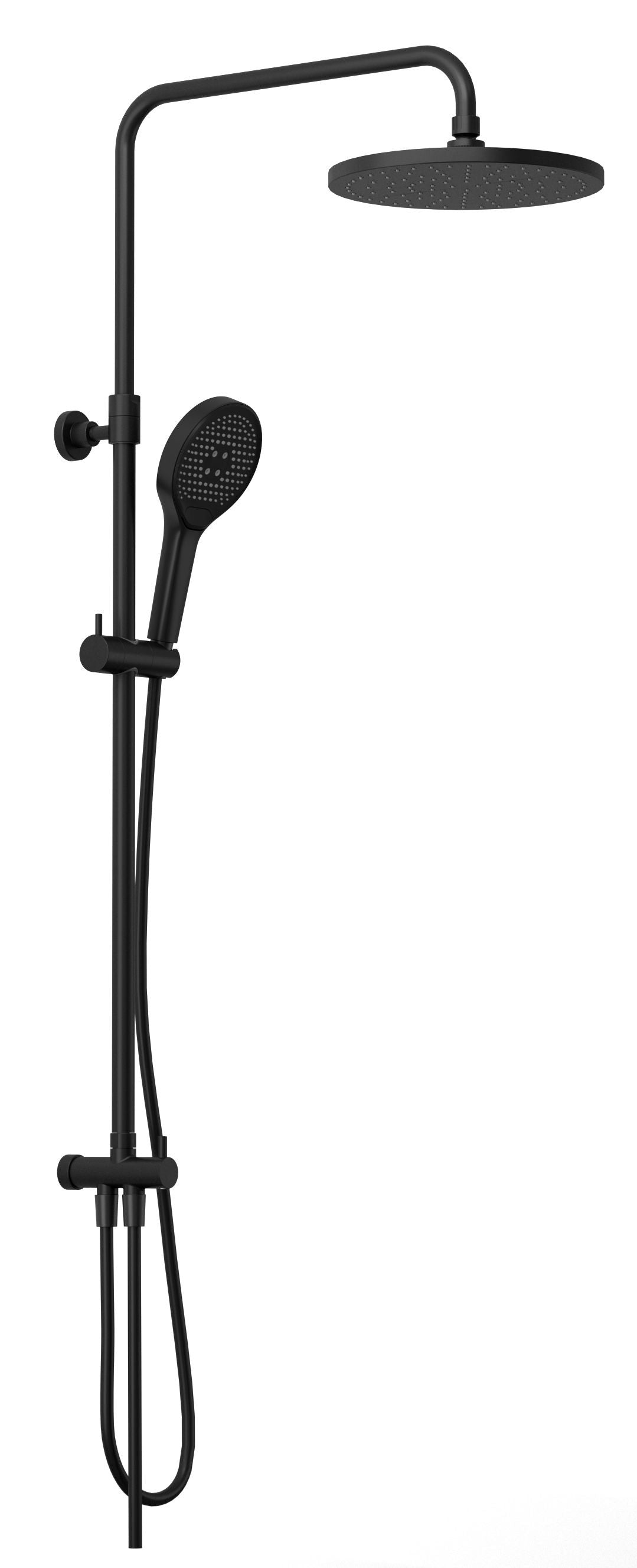 KLUDI-A-QA dual shower system Matt Black