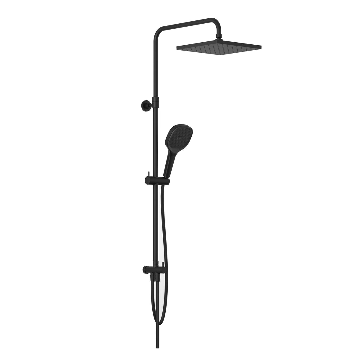 KLUDI-A-QA dual shower system Matt Black