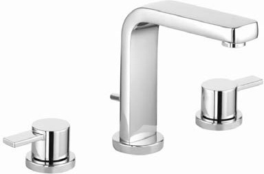 KLUDI ZENTA three hole deck mounted basin mixer DN 15