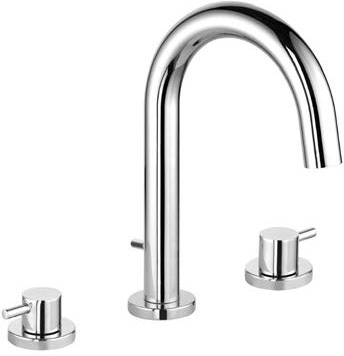 KLUDI-NOVA FONTE Puristic three-hole basin mixer DN 15