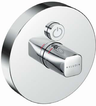 KLUDI PUSH concealed with rotary cartridge and functional unit, trim set