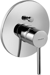 KLUDI BOZZ concealed bath/shower mixer, trim set with functional unit, protected against back flow