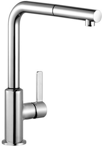 KLUDI L-INE S single lever sink mixer DN 15 with pull-out spout