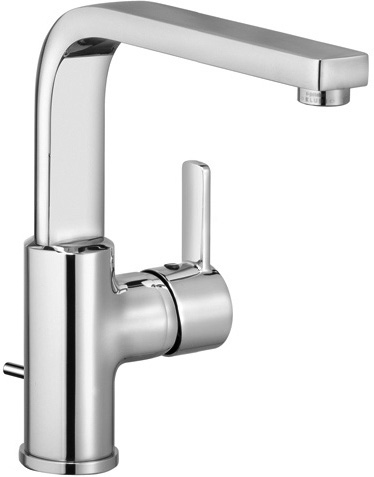 KLUDI ZENTA single lever basin mixer DN 15, with pop up waste