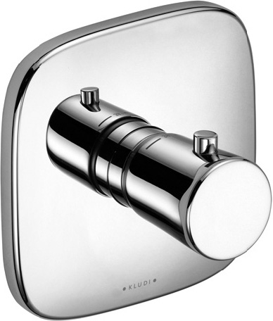 KLUDI AMBA concealed thermostatic mixer, trim set with functional unit, trim set