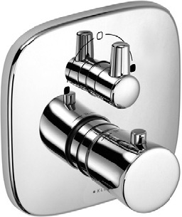 KLUDI AMBA concealed THM bath/shower mixer, trim set with functional unit