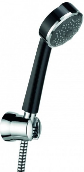 KLUDI ZENTA 6065086-00 1S Bath-Shower Set Chrome/Black