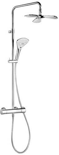 KLUDI FIZZ thermostatic dual shower system DN 15